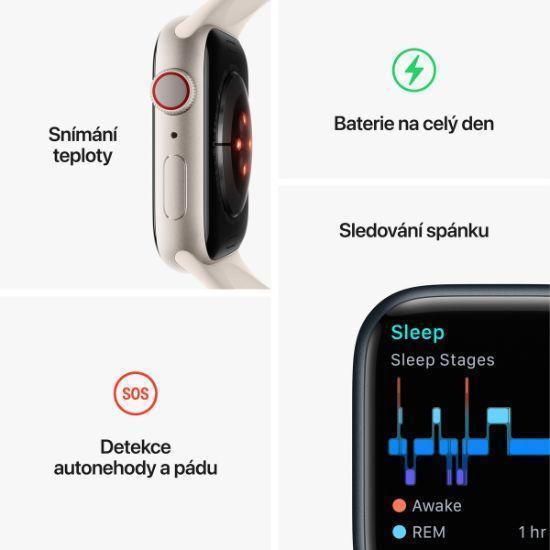 Apple Watch Series 8 45mm Cellular, Gri închis | MPSTORE.RO