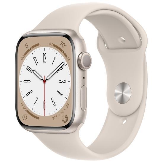 Zece Întoarcere gazdă  Apple Watch Series 8 45 mm, Stelar Alb | MPSTORE.RO