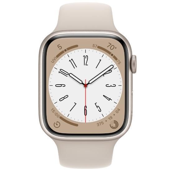 Apple Watch Series 8 45 mm, Stelar alb | MPSTORE.RO