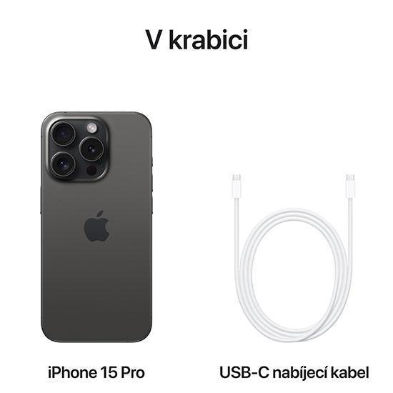 Apple iPhone 15 Pro, 128GB negru titan | MPSTORE.RO