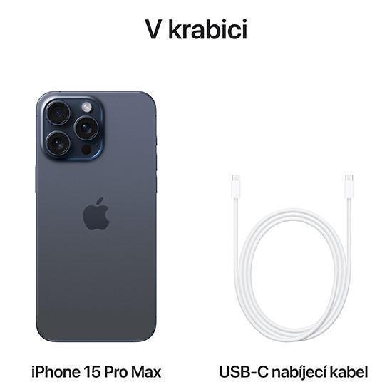 Apple iPhone 15 Pro Max, 256GB albastru titan | MPSTORE.RO