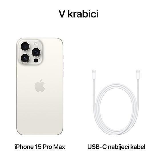 Apple iPhone 15 Pro Max, 512GB alb titan | MPSTORE.RO