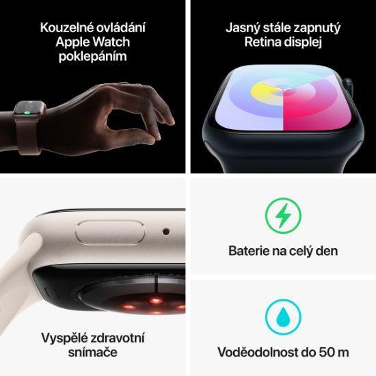 Apple Watch Series 9 45mm Cellular, Gri închis | MPSTORE.RO