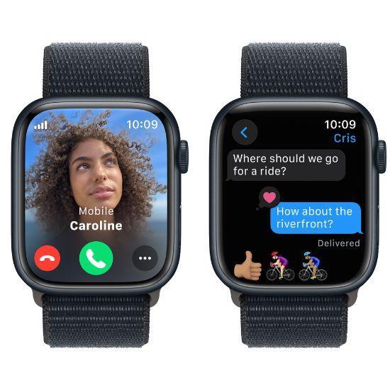Apple Watch Series 9 45mm Cellular, Gri închis | MPSTORE.RO