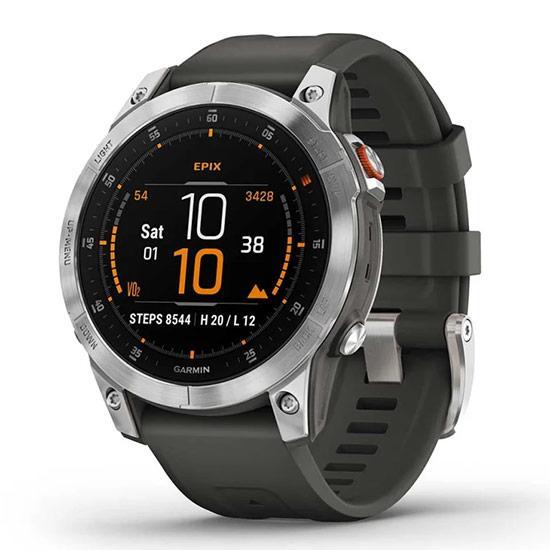 Garmin epix (Gen 2) Standart 47mm (2023), Slate Steel | MPSTORE.RO